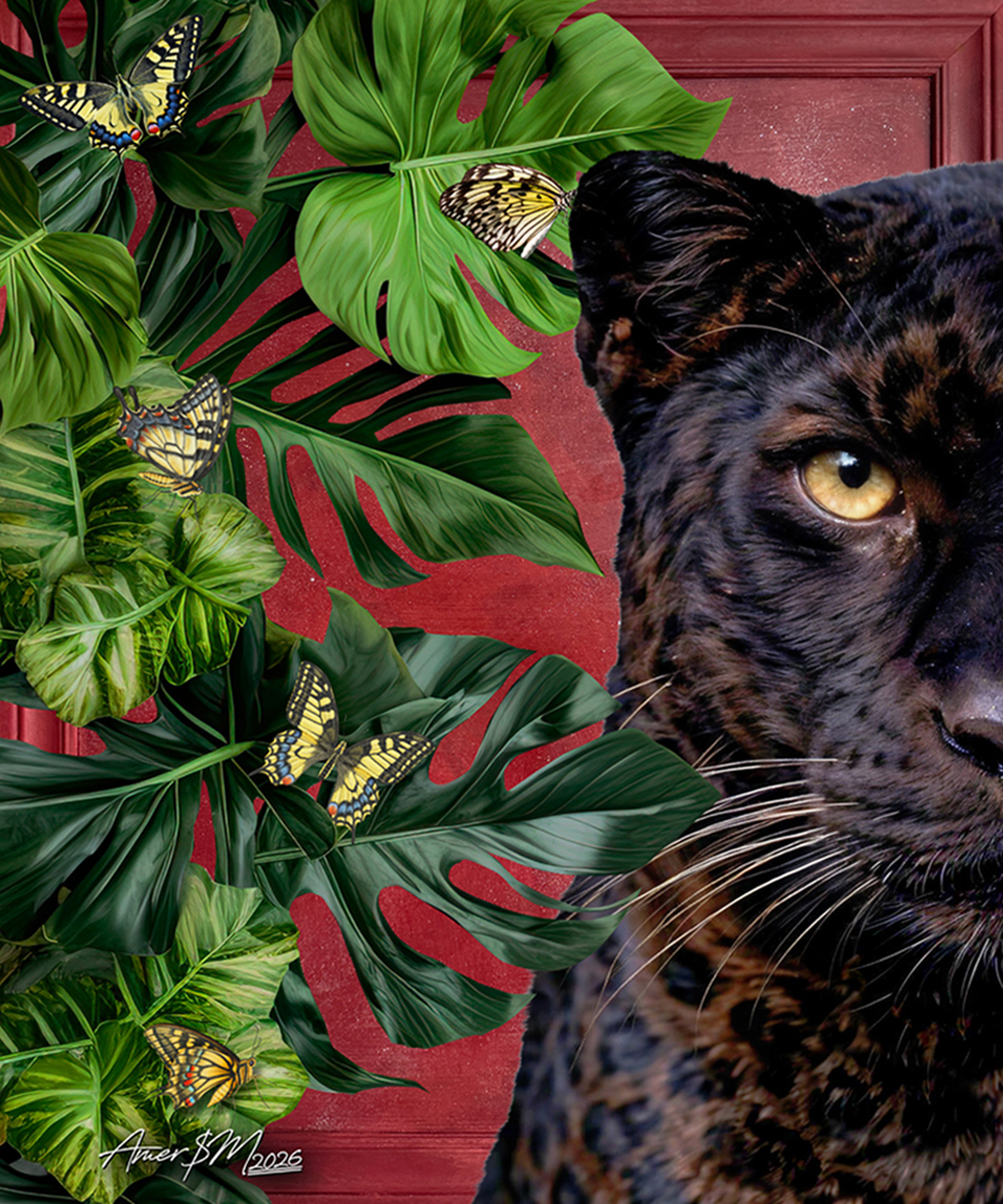Panther In Bloom