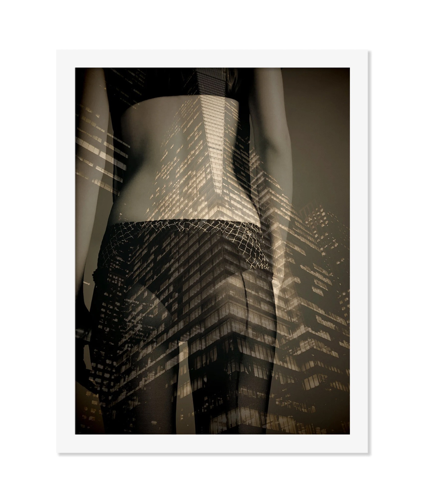 SILHOUETTES OF THE NIGHT, NYC, USA 2009 / 40X30" FRAMED
