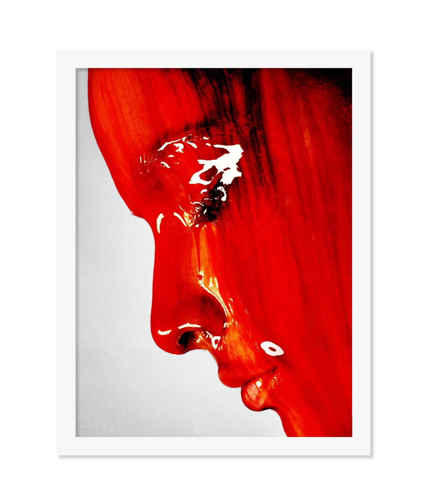RED CLAUDIA, VIENNA, AUSTRIA 2003 / 30X20" FRAMED