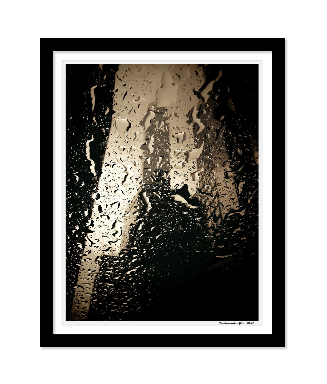 MANHATTAN RAIN NEW YORK USA 2016 20X16 FRAMED