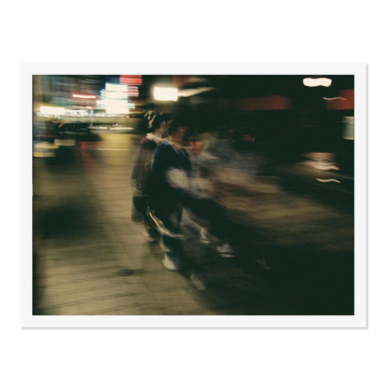 GEISHA NIGHTWALK, KYOTO, JAPAN 2006 / 40X60" FRAMED
