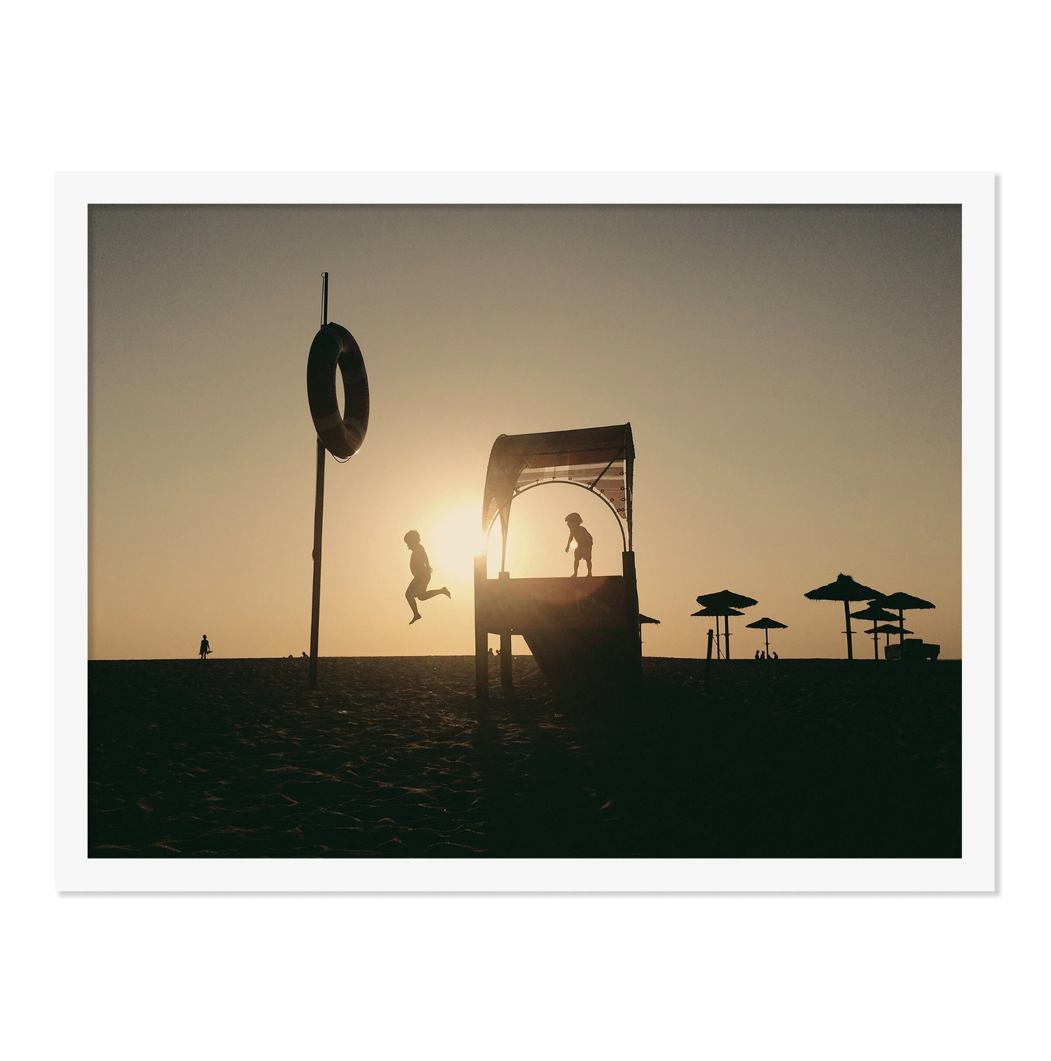 BEACH KIDS, PORTUGAL 2015 / 20X30" FRAMED