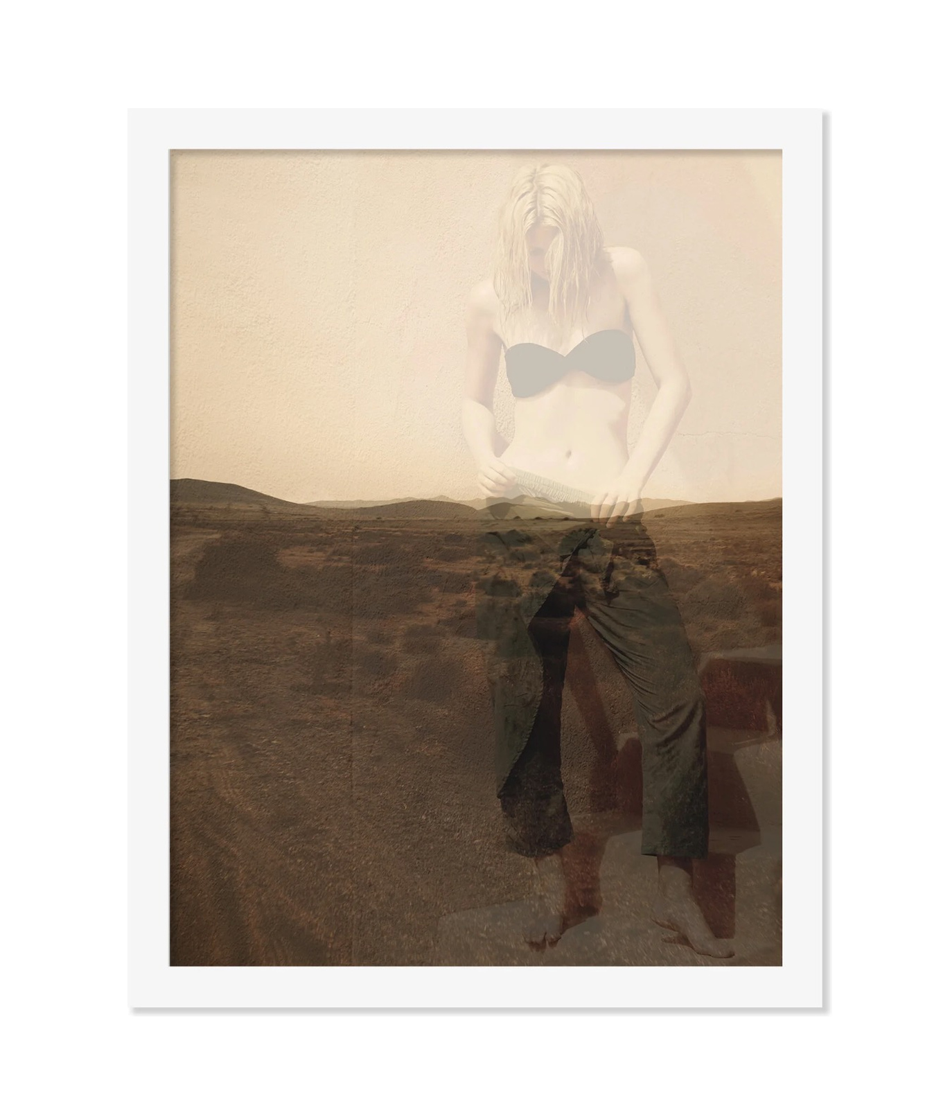 SILHOUETTES OF CORDULA, SPAIN 2016 / 30X20" FRAMED