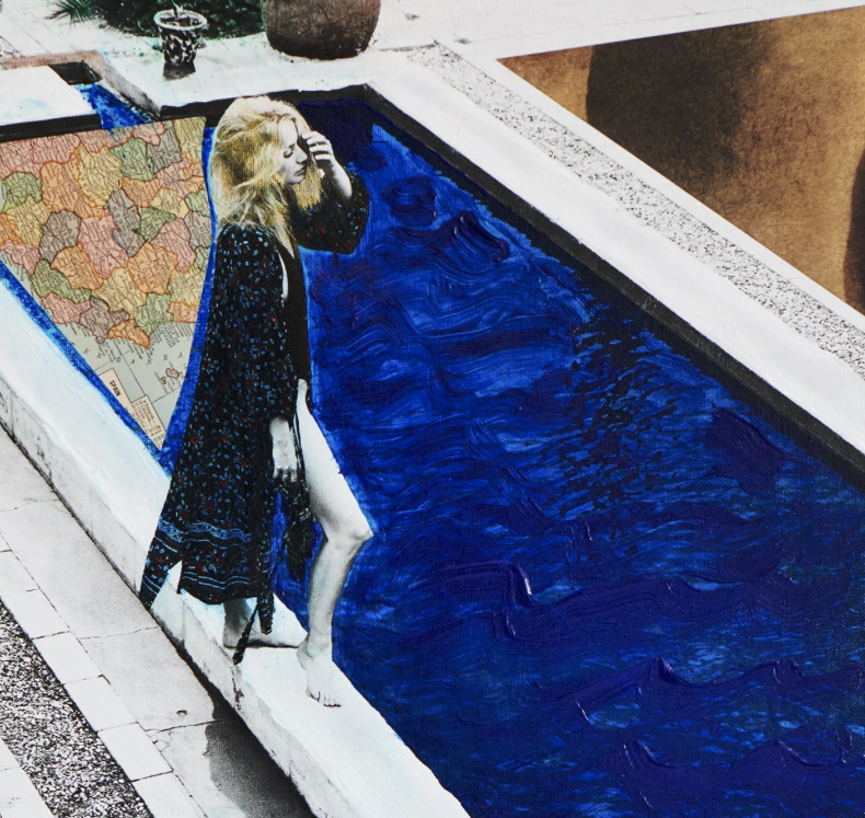 POOL X CORDULA, SPAIN, 2022, I, 1-OF-1, 24X16" / FRAMED