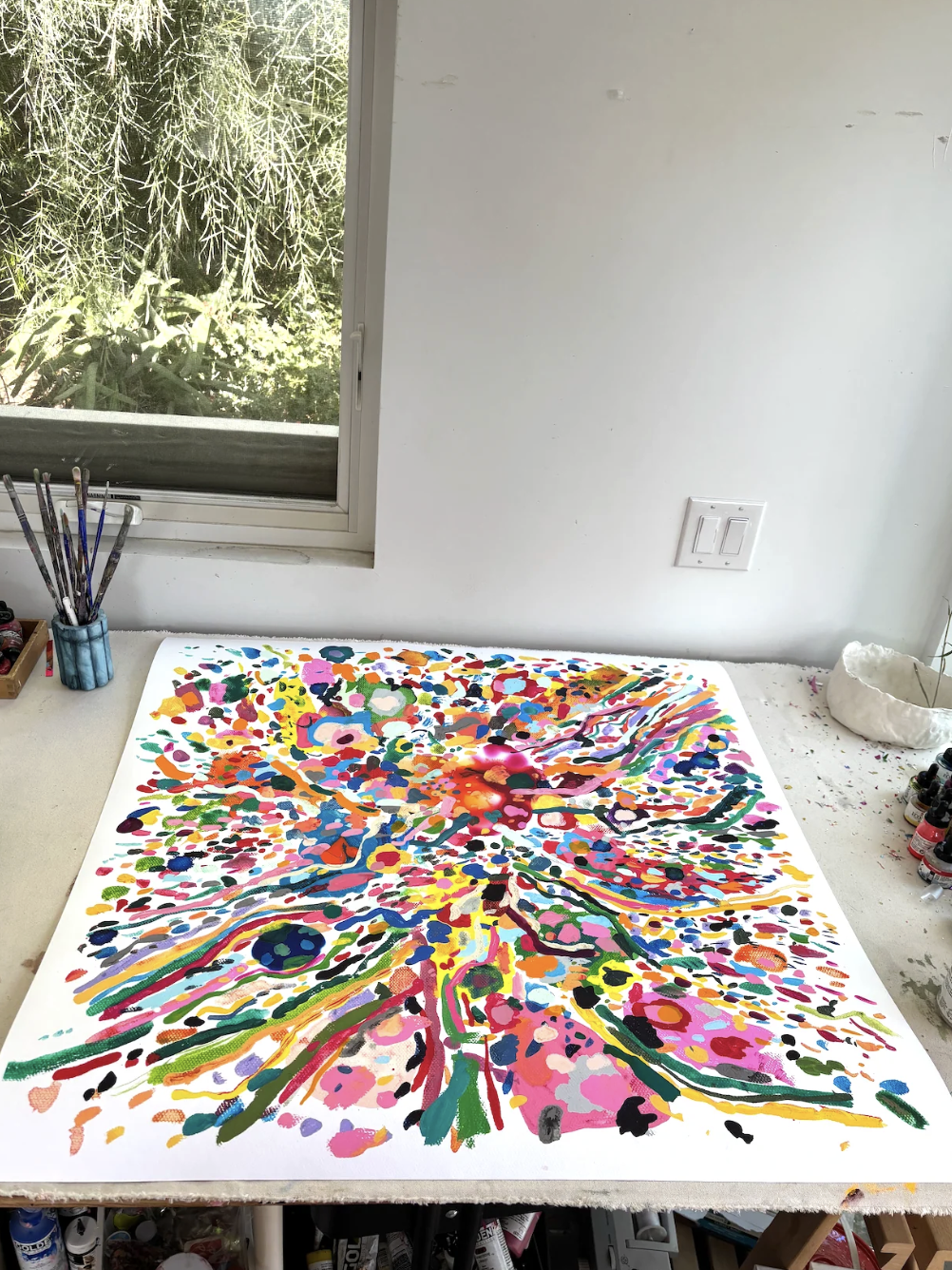 Aurora 05 //  Limited Edition Print with Hand Painted Embelishments